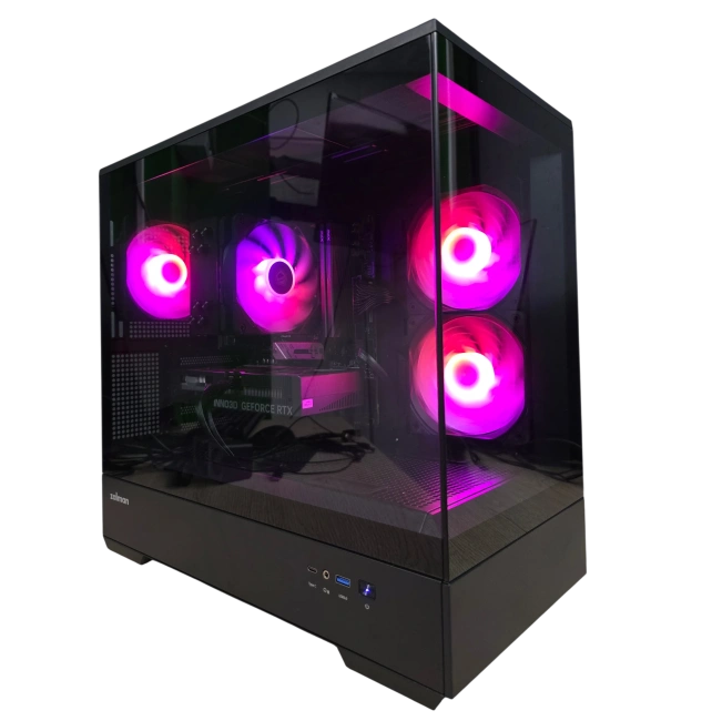 Игровой компьютер 989904 (Core i5-13400F 2.5 ГГц/Intel B760/32 ГБ DDR4 3.2 ГГц/1024 ГБ SSD/RTX 4060 8 ГБ/Wi-Fi/800W/Zalman P30 V2 TG ARGB Black TG Black) - купить по выгодной цене!